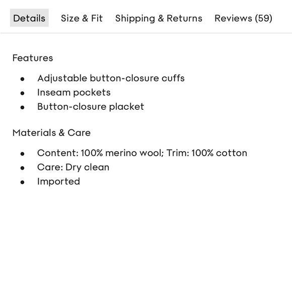 BNWT Aritzia Wilfred Free Cropped Autumn Shirt Jacket, Size XXS - Picture 5 of 5